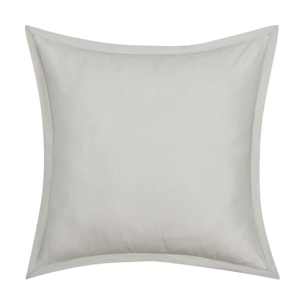 Unbranded Charlotte Green Solid Cotton Euro Sham 26 in. L x 26 in. W
