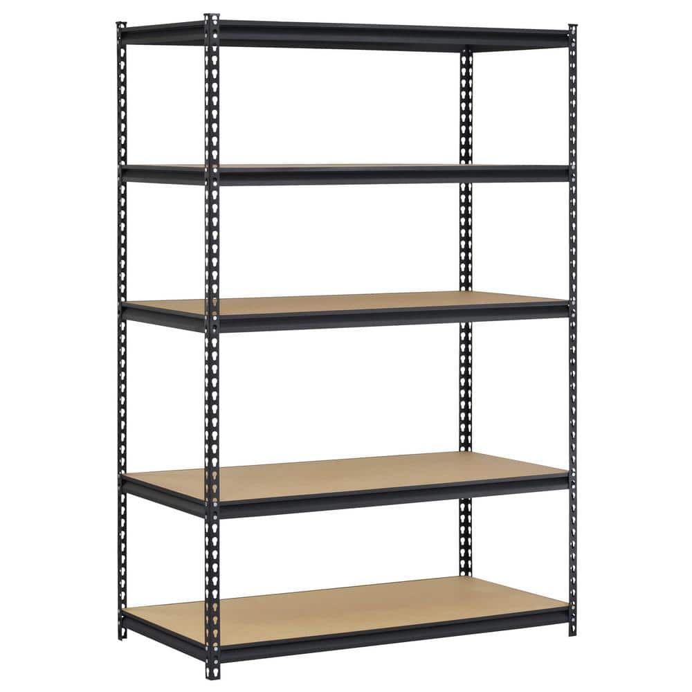 https://images.thdstatic.com/productImages/9949df8f-cbd9-4d0b-aeb1-47174f0dfd63/svn/black-powder-coat-edsal-freestanding-shelving-units-ur245p-blk-64_1000.jpg