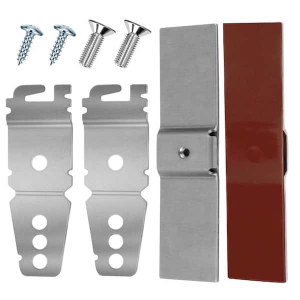 Granite Dishwasher Mounting Bracket Kit, Granite Grabbers Dishwasher Mounting Brackets Replacement (2-Pack)