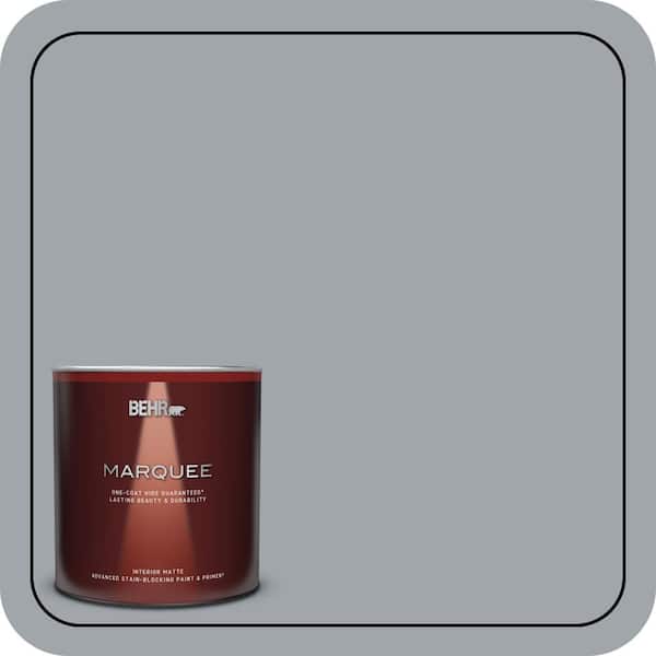 BEHR MARQUEE 1 qt. #PPU26-19 Chance of Rain Matte Interior Paint & Primer
