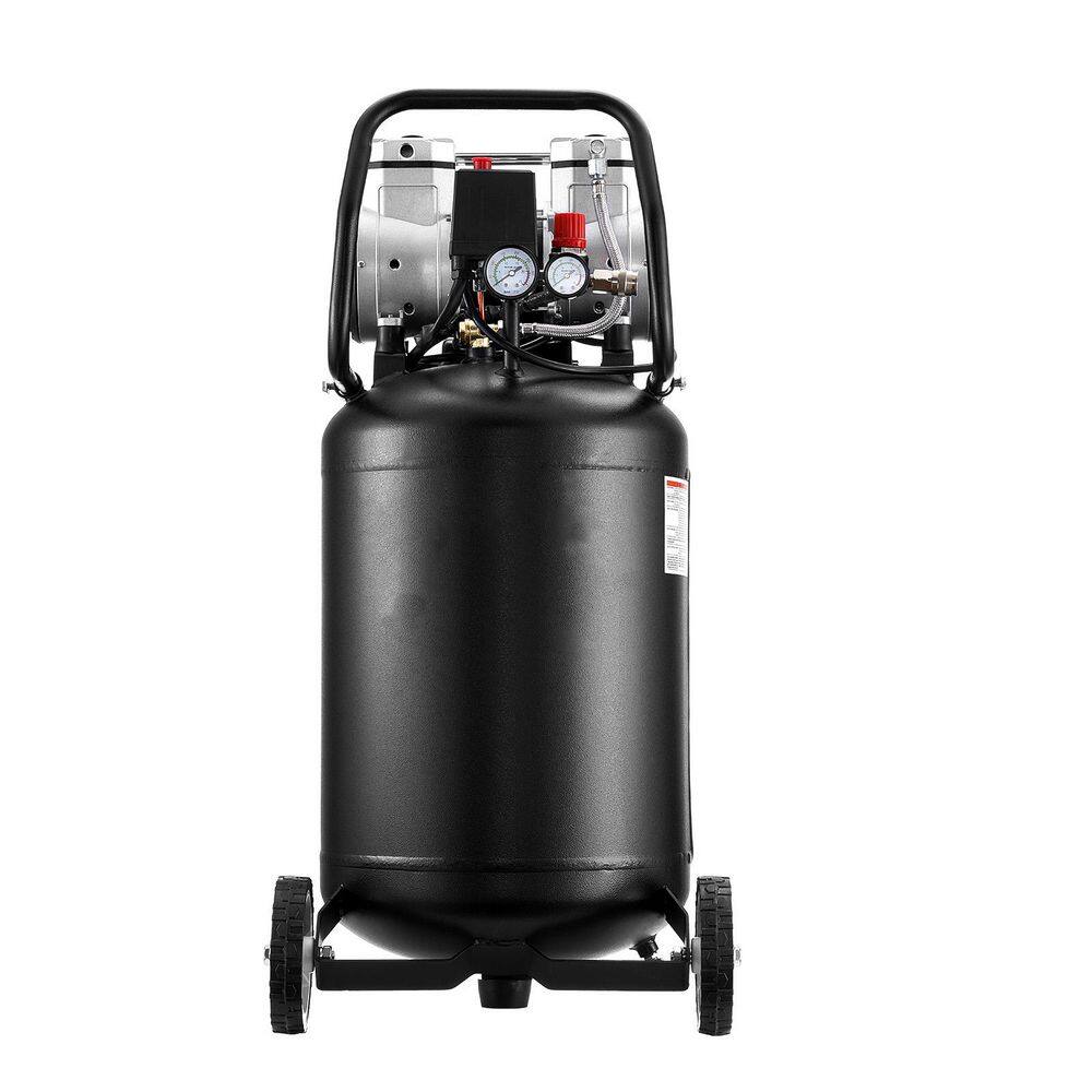 14-Gal. Air Compressor, 120V 2HP 4.3 SCFM at 90PSI, Max 125PSI Pressure Oil-Free Air Compressor Tank, Electric on Wheels price history on PriceWatchPro