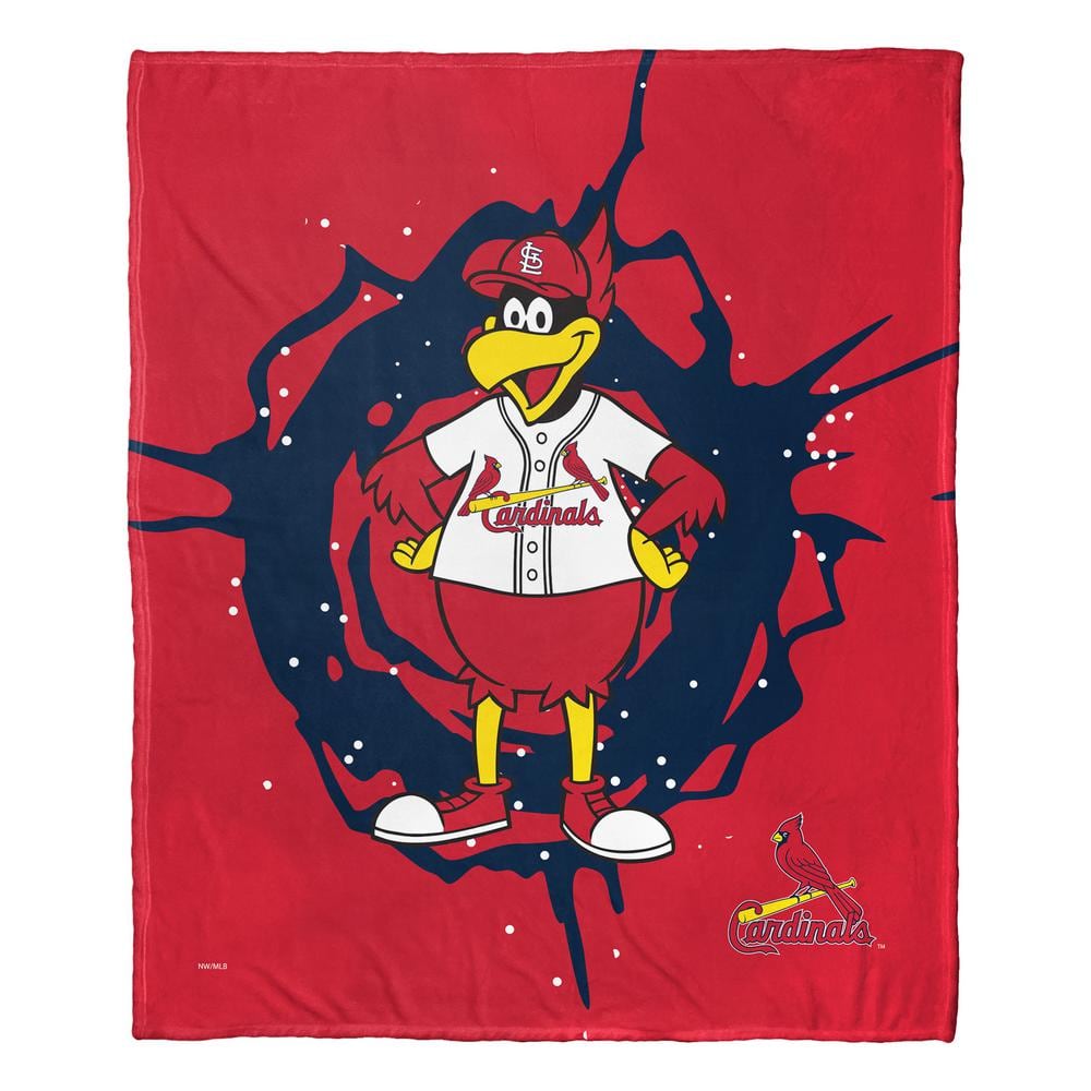 THE NORTHWEST GROUP MLB St. Louis Cardinals Mascot Silk Touch Throw