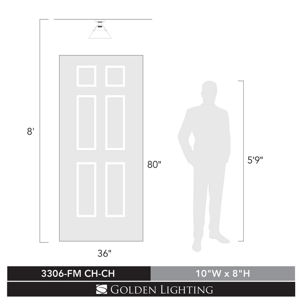 Chrome Glass LED Indoor/Outdoor Island Light