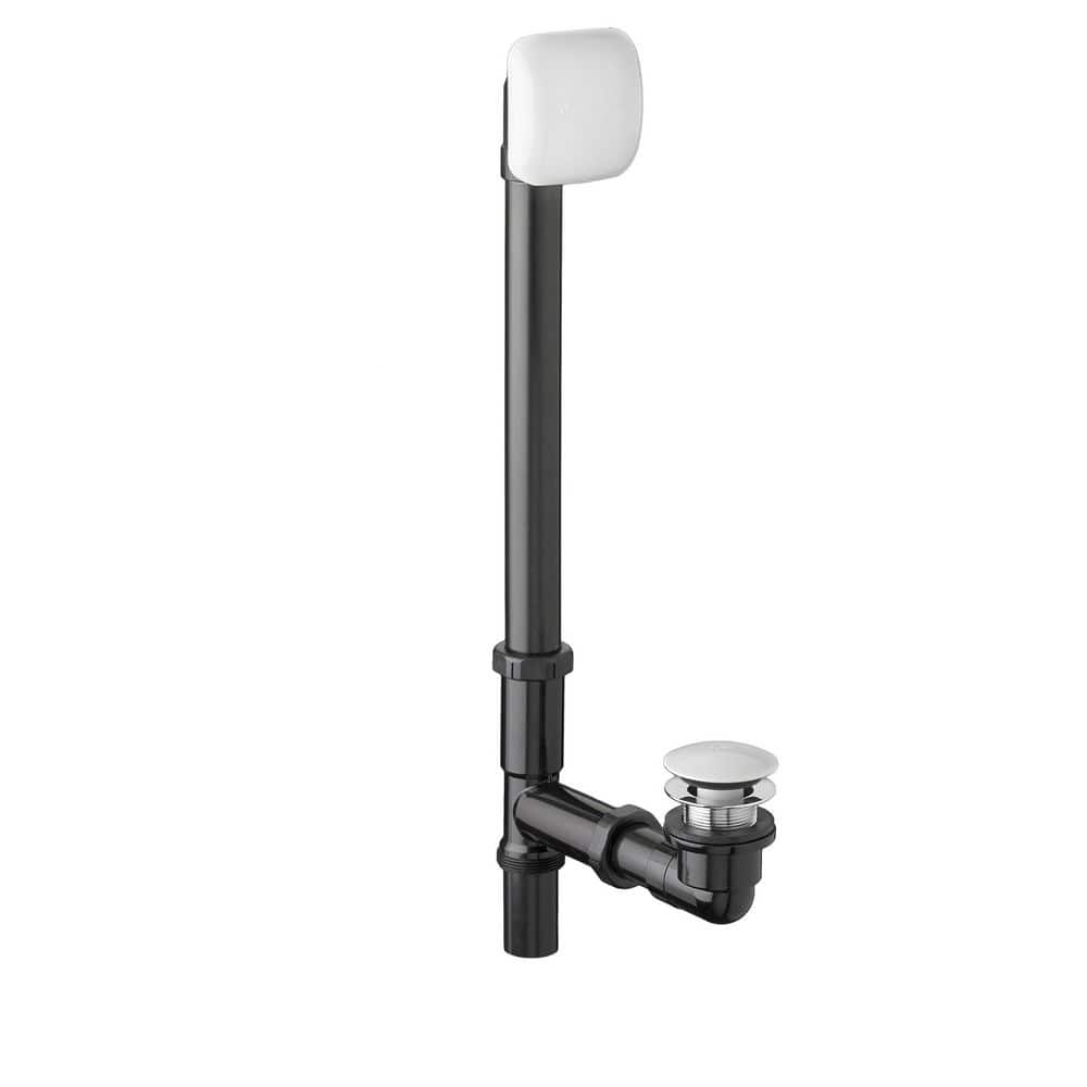 Deep Soak Bathtub Drain in White