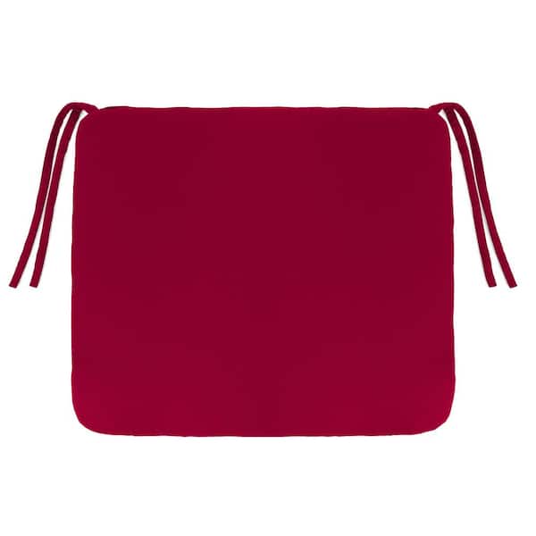 Jordan Manufacturing 18.5 in. L x 16.5 in. W x 2.5 in. T Outdoor Seat Cushion in Barn Red