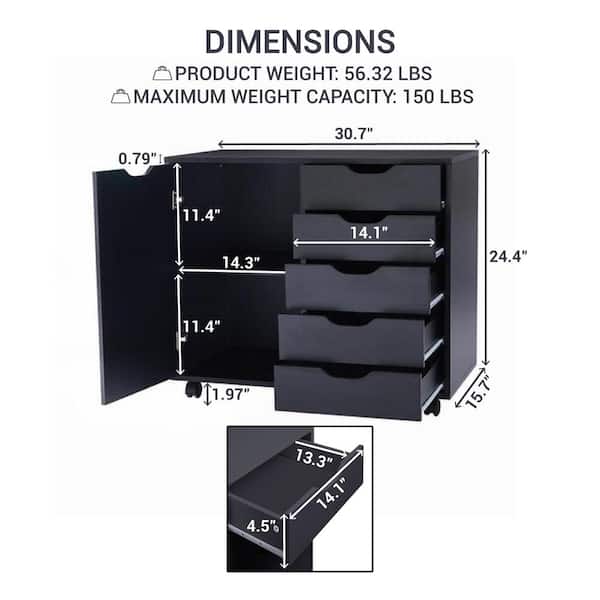 black 5 drawer dresser ikea 5-drawer Office File Storage Cabinet with Shelves by Naomi Home Plus Size Dresses – this chest is a Concert Size:AU6 US2