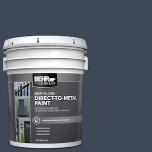 5 gal. #AE-42 Academic Navy Semi-Gloss Direct to Metal Interior/Exterior Paint