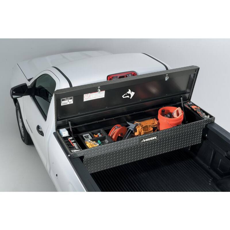 71 in. Graphite Aluminum Full Size Low Profile Crossover Truck Tool Box