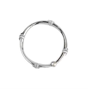 NeverRust Decorative Shower Rings in Chrome (12-Pack)