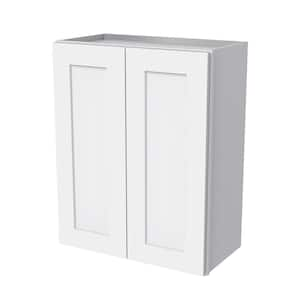 36 in. W x 12 in. D x 42 in. H Assembled Plywood Wall Kitchen Cabinet in White with Soft Close