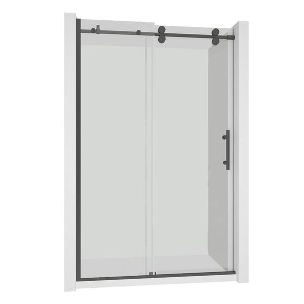 Casainc 48 In W X 76 In H Sliding Frameless Shower Door In Matte