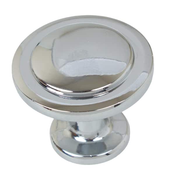 1-1/4 in. Dia Polished Chrome Classic Round Ring Cabinet Knobs (10-Pack)