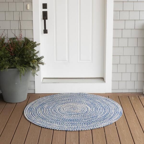 Colonial Mills Braided Doormat, Sunbrella Fabric, 3 Sizes & 4