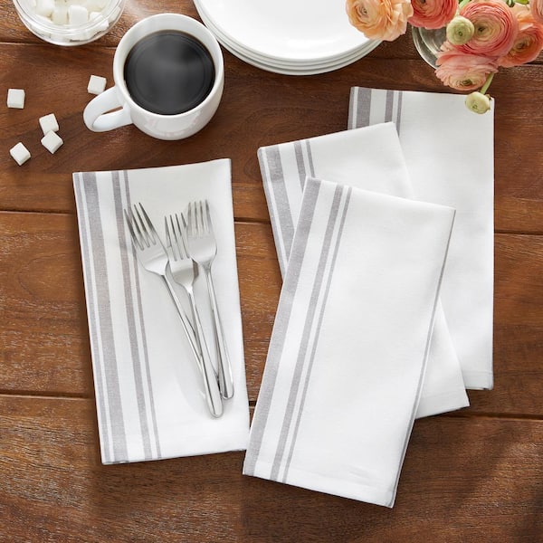 Cloth Napkins 100% Cotton Dinner Reusable Napkins, Farmhouse