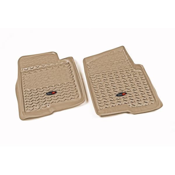 Rugged Ridge Tan Front Floor Liners 2011-2014 Ford F-150