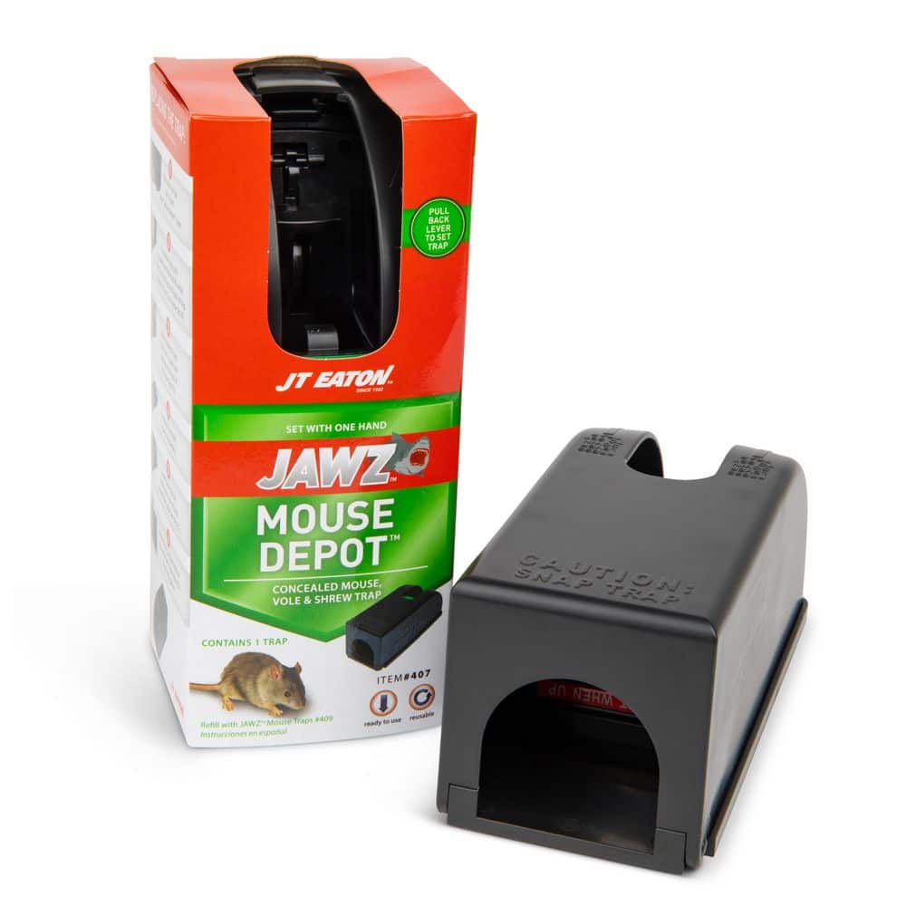 JT Eaton Jawz Mouse Depot Covered Mouse Trap 407 - The Home Depot