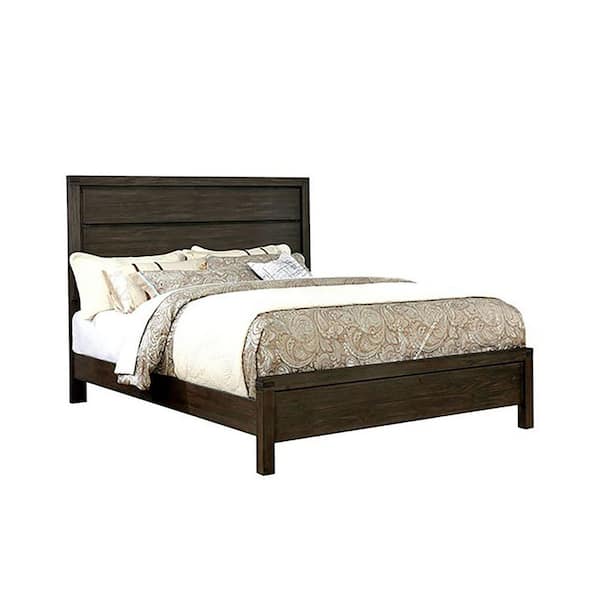 Unbranded Tony Brown Wood Frame King Platform Bed