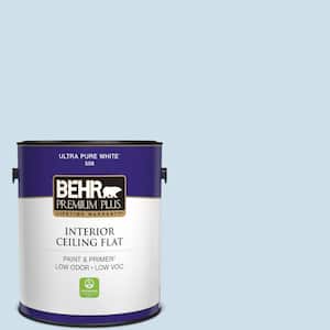 1 gal. #560A-1 Pale Sky Ceiling Flat Interior Paint