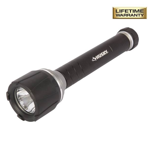 Husky 500 Lumen Virtually Unbreakable Aluminum Flashlight