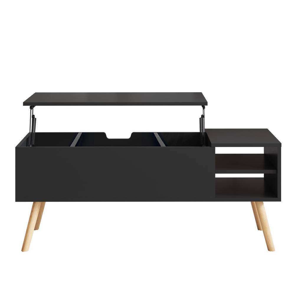 43.31 in. W x 15.75 in. D x 17.72 in. H Bathroom Black Linen