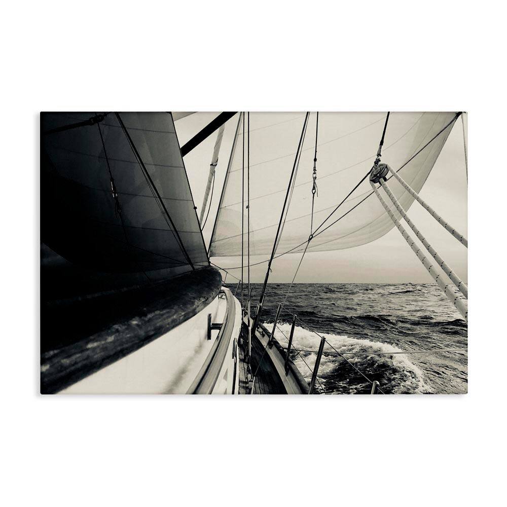 Sailing The Sea View by LSR Design Studio Unframed Typography Graphic Art Print 20 in. x 30 in. price history on PriceWatchPro
