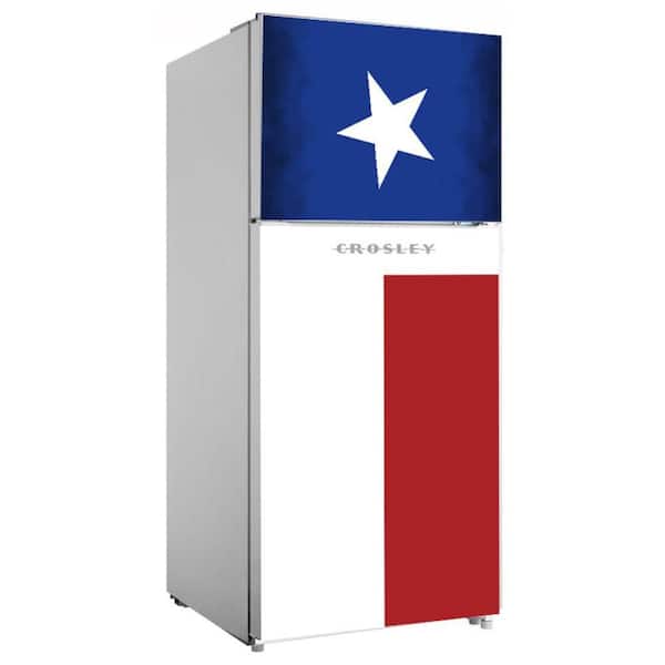 7.2 cu. ft. Top Freezer Refrigerator, Crosley - Texas Salute Series