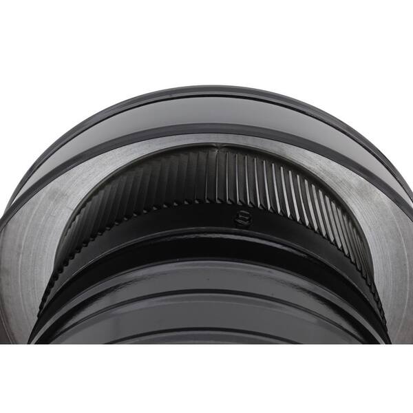 7 in. Dia Keepa Vent an Aluminum Static Roof Vent for Flat Roofs in Black