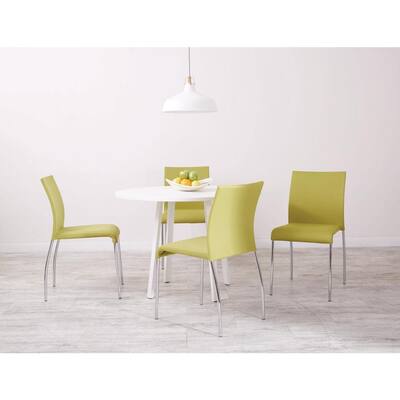 Conway Spring Green Fabric Stacking Chairs (Set of 2)