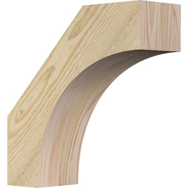 Ekena Millwork 4"W x 12"D x 12"H Westlake Rough Sawn Knee Brace, Douglas Fir