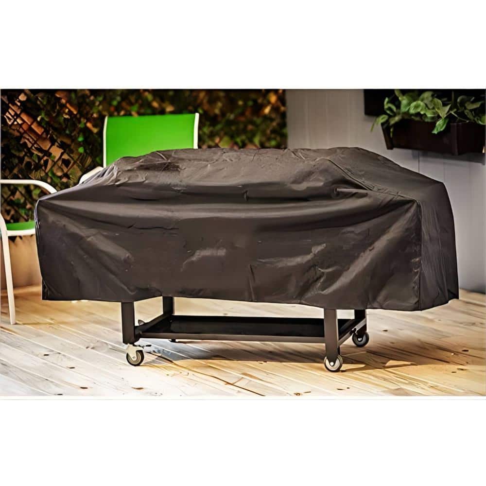 Black 36" UV-Resistant Polyester Barbeque Grill Cover
