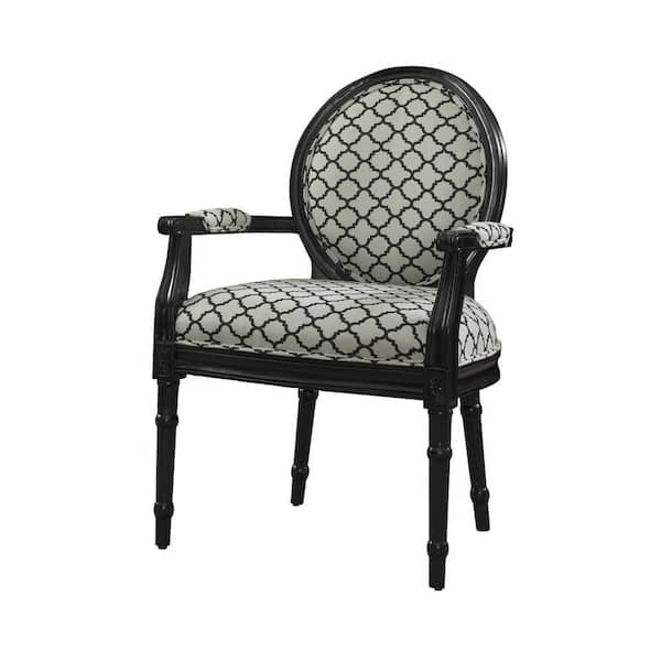 Powell Company Black Link Ghost Chair