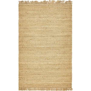 Chunky Jute Natural 5 ft. x 8 ft. Area Rug