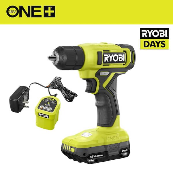 ONE+ 18V Cordless 3/8 in. Drill/Driver Kit with 1.5 Ah Battery and Charger