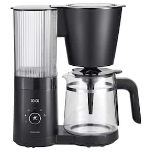 Infinity 6- Cup Glass Carafe Black Drip Coffee Maker