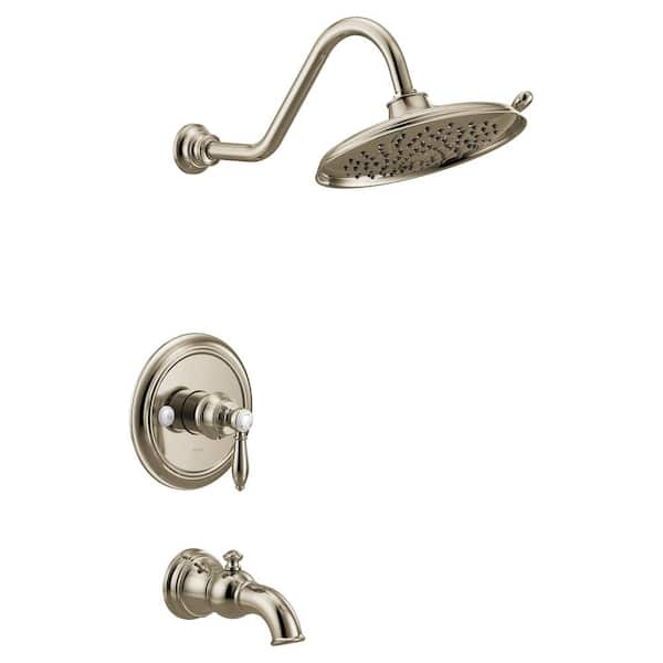 Weymouth M-CORE 3-Series 1-Handle Eco-Performance Tub and Shower Trim Kit in Polished Nickel (Valve Not Included)