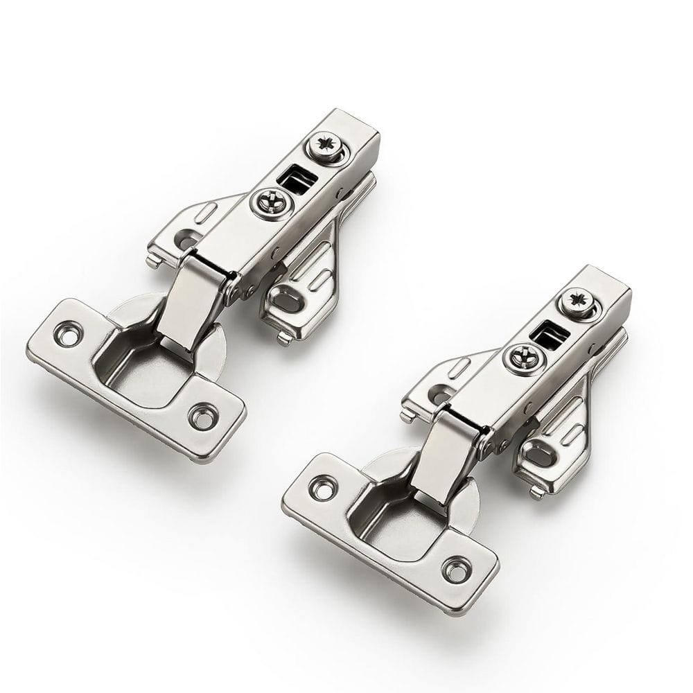 2 Pack Full Overlay 105° Soft Close Concealed Hinges for Face Frame Cabinet Nickel-Plated Steel price history on PriceWatchPro