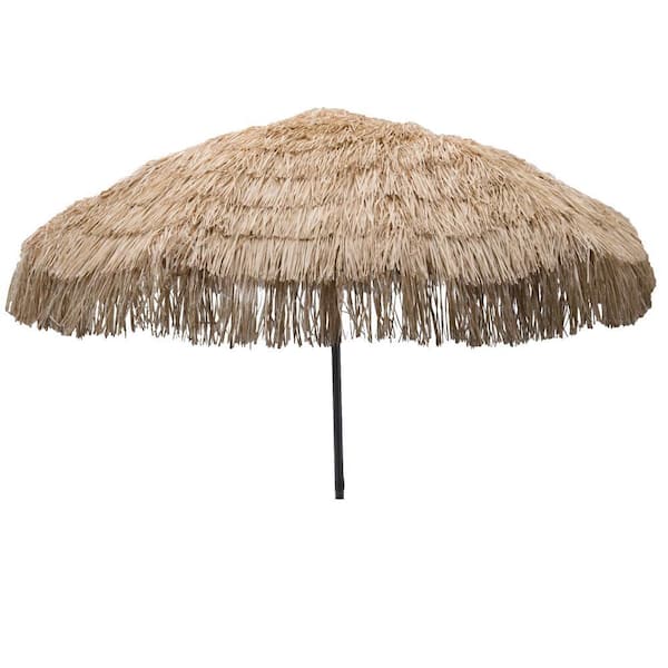 Palapa 7.5 ft. Aluminum Patio Umbrella in Whiskey Brown