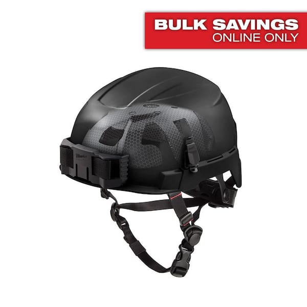 Milwaukee BOLT Black Type 2 Class E Non-Vented Safety Helmet with IMPACT-ARMOR Liner