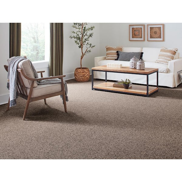 Moss Peak - Ashton - Gray 15 ft. 31 oz. Polyester Pattern Carpet - Installation Required