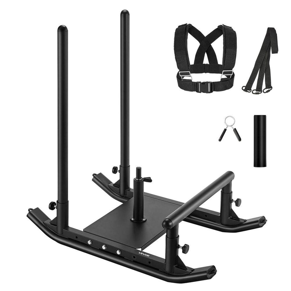 Weight Sled, Steel Power Sled, Fitness Strength Training Sleds for Athletic Exercise Speed Improvement, Workout Fitness