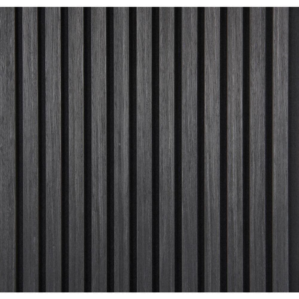 Quanti Acoustic 0.70 in. x 20.47 in. x 96.06 in. Black FSC 100 % Sound Absorbing WallPanel price history on PriceWatchPro