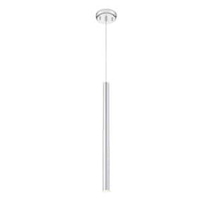 5-Watt Chrome Integrated LED Mini Pendant with Chrome Steel Shade