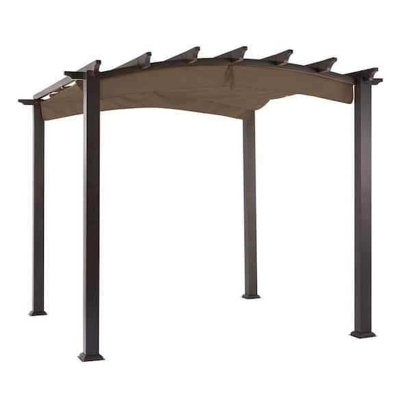 Garden Winds RipLock 350 Nutmeg Replacement Canopy for Arched Pergola