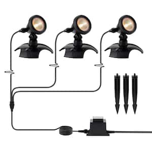 Set of 3 20W Outdoor Halogen Light for Ponds, Fountains, and Water Landscapes