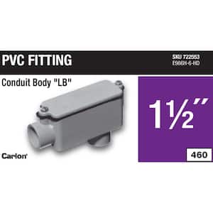 1-1/2 in. Sch. 40 and 80 PVC Type-LB Conduit Body