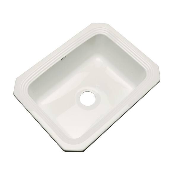Thermocast Rochester Undermount Acrylic 25 in. Single Bowl Kitchen Sink in Biscuit