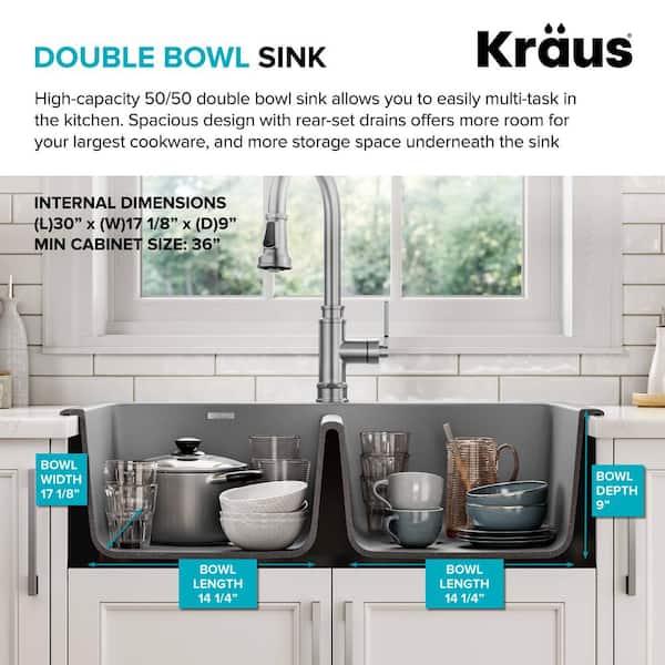 Undermount Stainless Steel 17-1/8 in. Round Single Bowl Bar Sink with Brushed Nickel Faucet Undermount Stainless Steel 17-1/8 in. Round Single Bowl Bar Sink with Brushed Nickel Faucet