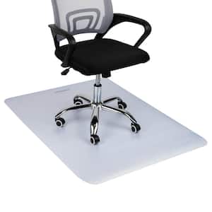Clear PVC Office Chair Mat for Hardwood Floors Under Desk Floor Protector 47 in. L x 35.25 in. W x 0.125 in. H
