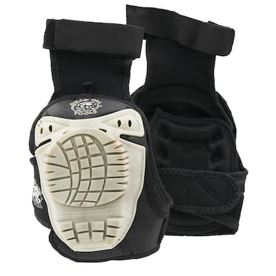 GelDOME Hard Cap Gel Padded Eliminator Knee Pads with Neoprene Lining and Hook and Loop Closure