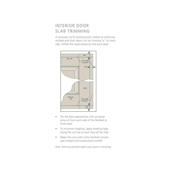 JELD-WEN 36 in. x 80 in. 6 Panel Colonist Hollow Core Primed